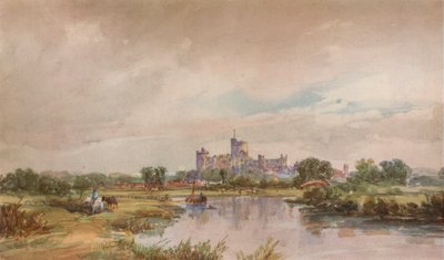 A Castle by a River by Alfred Vickers