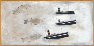 Fish and Trawlers by Alfred Wallis