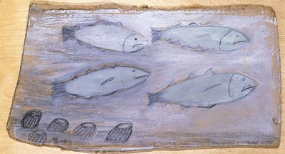 Four Fishes by Alfred Wallis