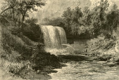 Falls of Minnehaha by Alfred Rudolph Waud