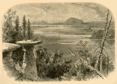 Stand Rock, on the Wisconsin River, 1874 by Alfred Rudolph Waud