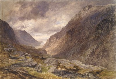 Pass of Llanberis by Alfred William Hunt