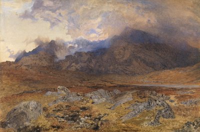 Snowdon after an April Hailstorm by Alfred William Hunt