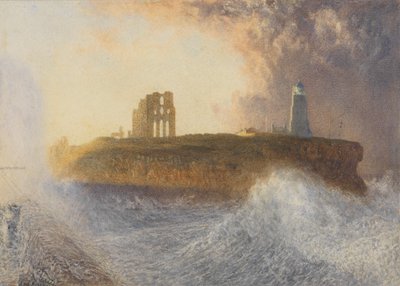 Tynemouth Pier: North-East Wind, 1866 by Alfred William Hunt