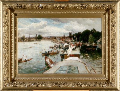 Henley Regatta, 1881 by Alfred de Breanski