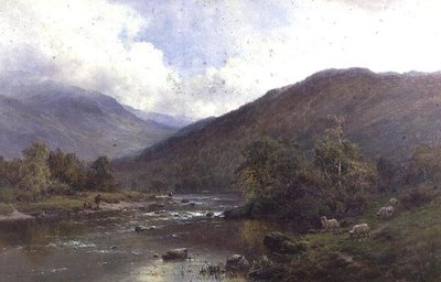 The Dee Near Balmoral by Alfred de Breanski