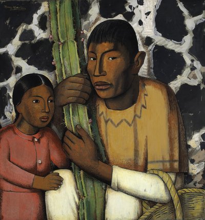 Indian with Cactus by Alfredo Ramos Martinez