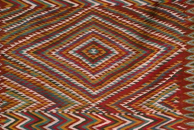 Carpet from the Mzab valley, detail by Algerian School