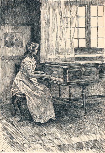 Illustration to John Halifax, Gentleman by Alice Barber Stephens