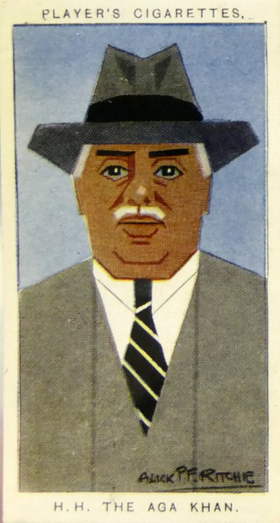 Aga Khan III by Alick Penrose Forbes Ritchie