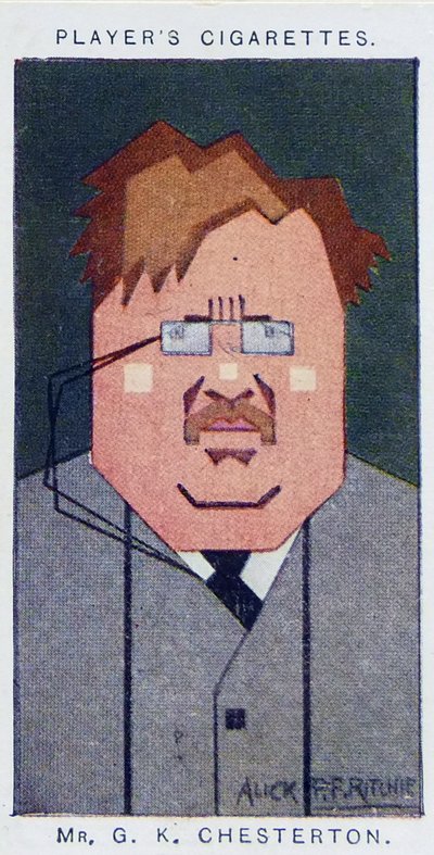 Gilbert Keith Chesterton by Alick Penrose Forbes Ritchie