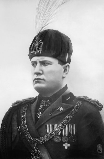 Benito Mussolini by Fratelli Alinari