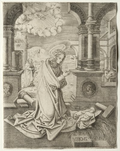 The Nativity by Allaert Claesz