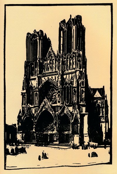 Rheims Cathedral by Allan Douglass Mainds