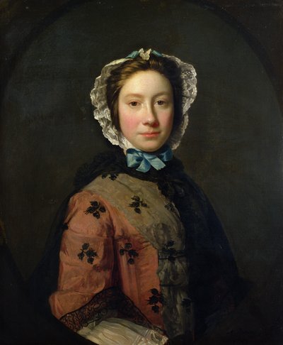 Rosamond Sargent, nee Chambers, 1749 by Allan Ramsay