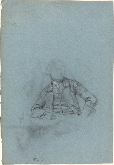 Study of a Seated Man by Allan Ramsay