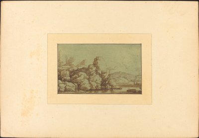 Landscape, published 1780 by Allart van Everdingen