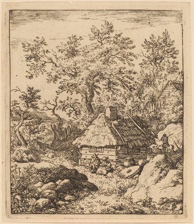 Landscape with Millstone near a Cask by Allart van Everdingen