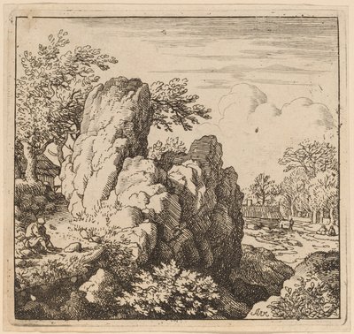 Large Rock by Allart van Everdingen