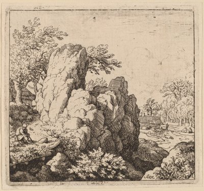 Large Rock by Allart van Everdingen