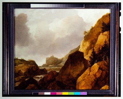 Mountainous Scandinavian Landscape by Allart van Everdingen
