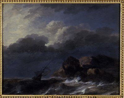 Seascape by Allart van Everdingen