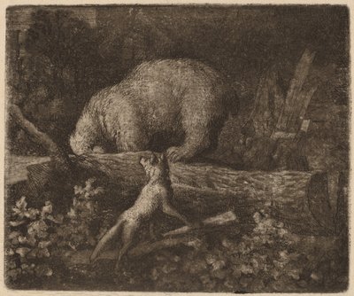 The Bear Trapped by Allart van Everdingen