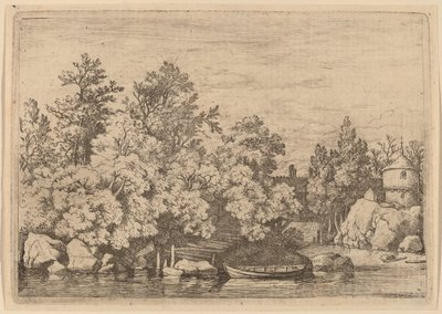 The Cudgel Dam and Covered Bridge by Allart van Everdingen