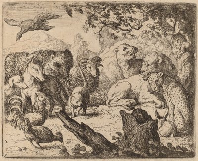The Lion Announces a Peace by Allart van Everdingen