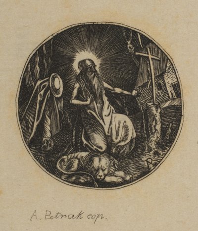 Saint Jerome, 19th century by Alois Petrak