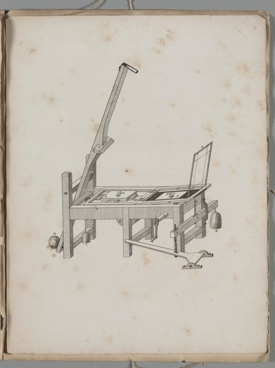 Art of the Lithograph: Printing Press by Alois Senefelder