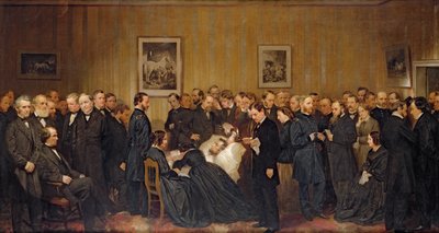 The Death of Lincoln, 1868 by Alonzo Chappel