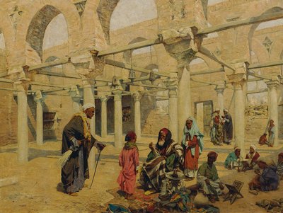 School in Benassa by Alphons Leopold Mielich