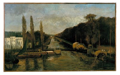 The Porte du Rivage in Brussels by Alphonse Asselbergs