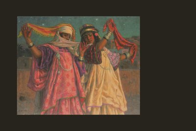 The scarf dance by Alphonse Etienne Dinet