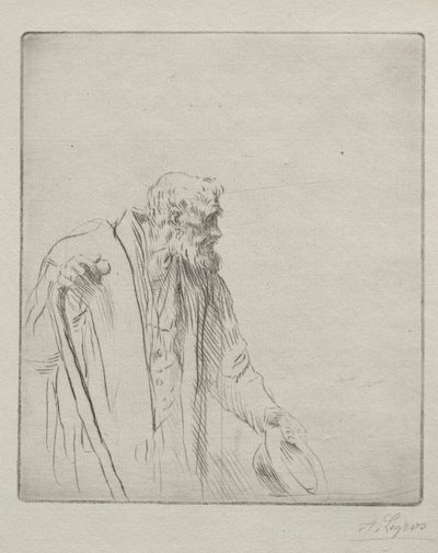 A Beggar by Alphonse Legros