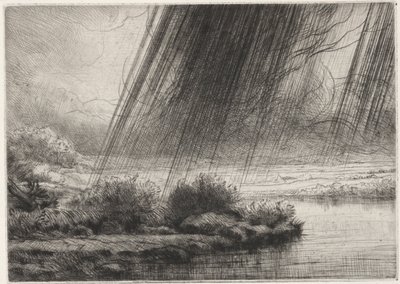 A Storm by Alphonse Legros