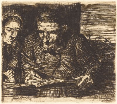 Account Book by Alphonse Legros