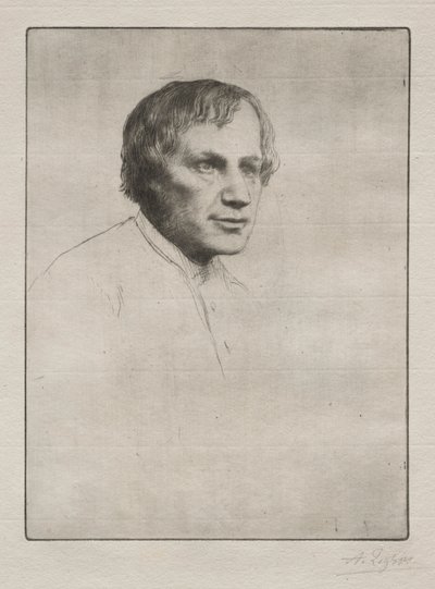 Alfred Stevens by Alphonse Legros