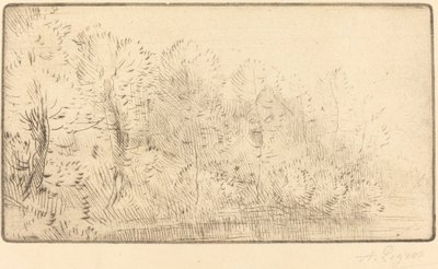 Along the River by Alphonse Legros