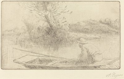 Along the Thames by Alphonse Legros