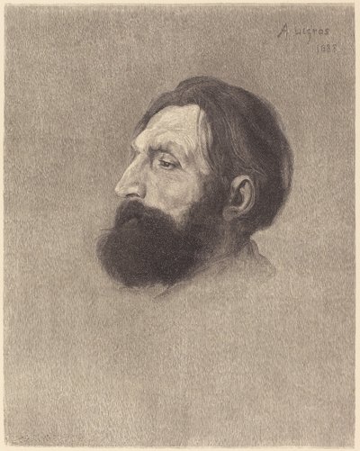 Auguste Rodin by Alphonse Legros