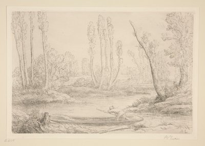 Banks of the Somme Near D by Alphonse Legros
