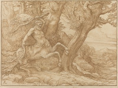 Centaur with Branches by Alphonse Legros