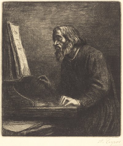 Choirmaster by Alphonse Legros