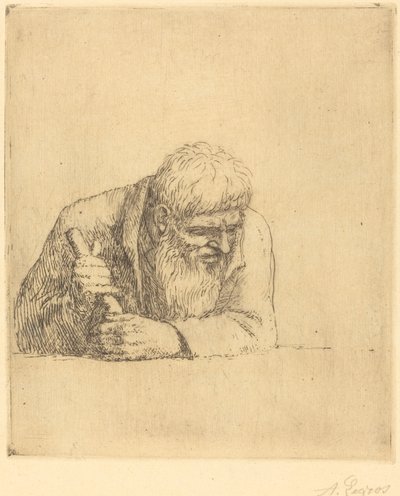 Curious Man by Alphonse Legros