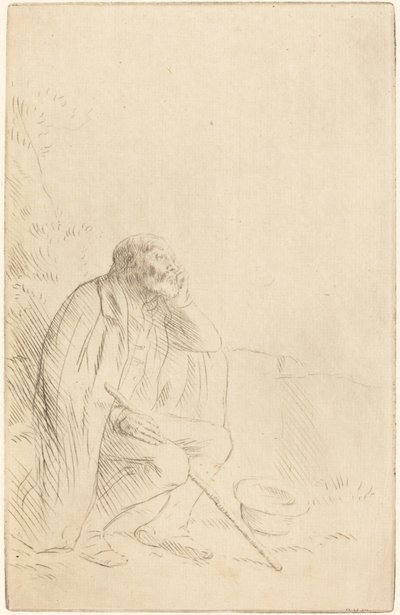 Day-dream by Alphonse Legros