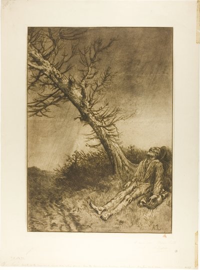 Death of the Vagabond by Alphonse Legros