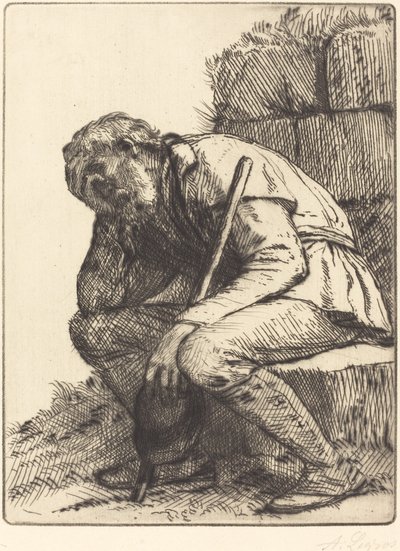 Desperate Man by Alphonse Legros
