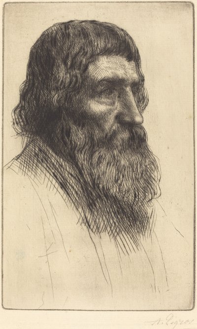 English Peasant by Alphonse Legros
